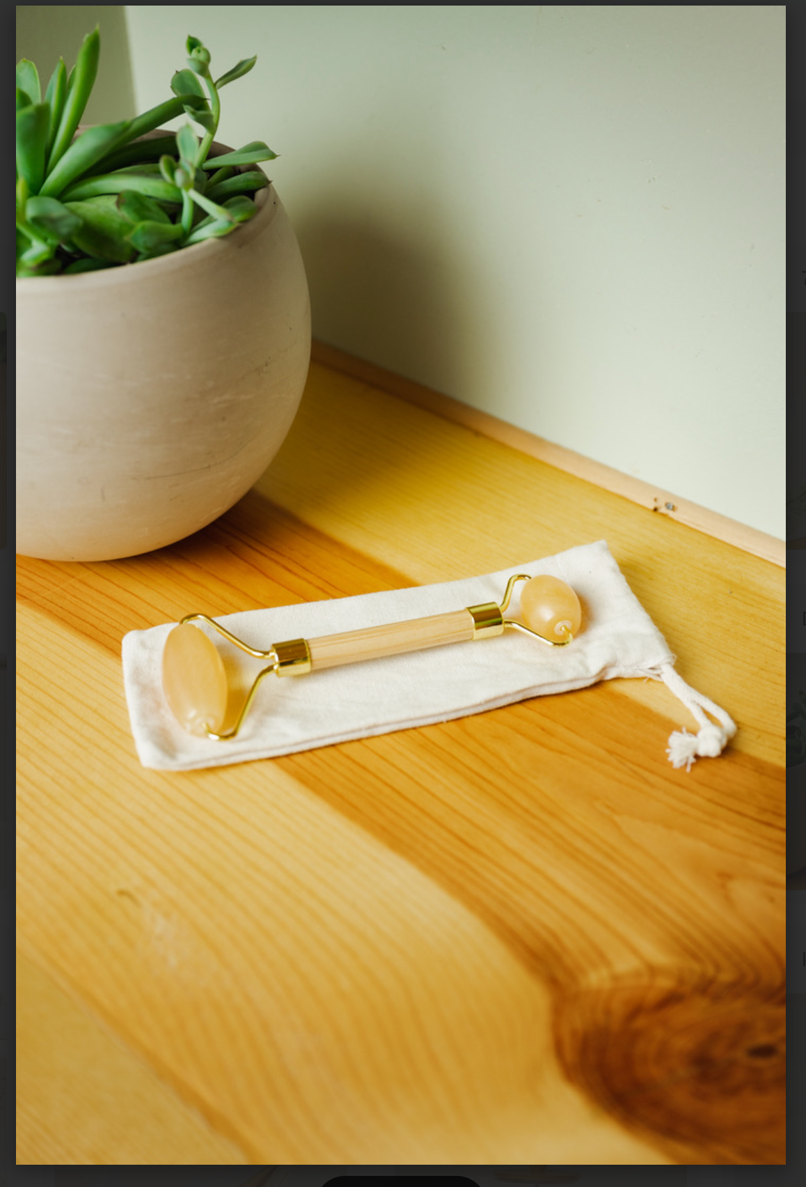 Bamboo Facial Massage Roller | Yellow Jade Health & Beauty Bamboo Switch   
