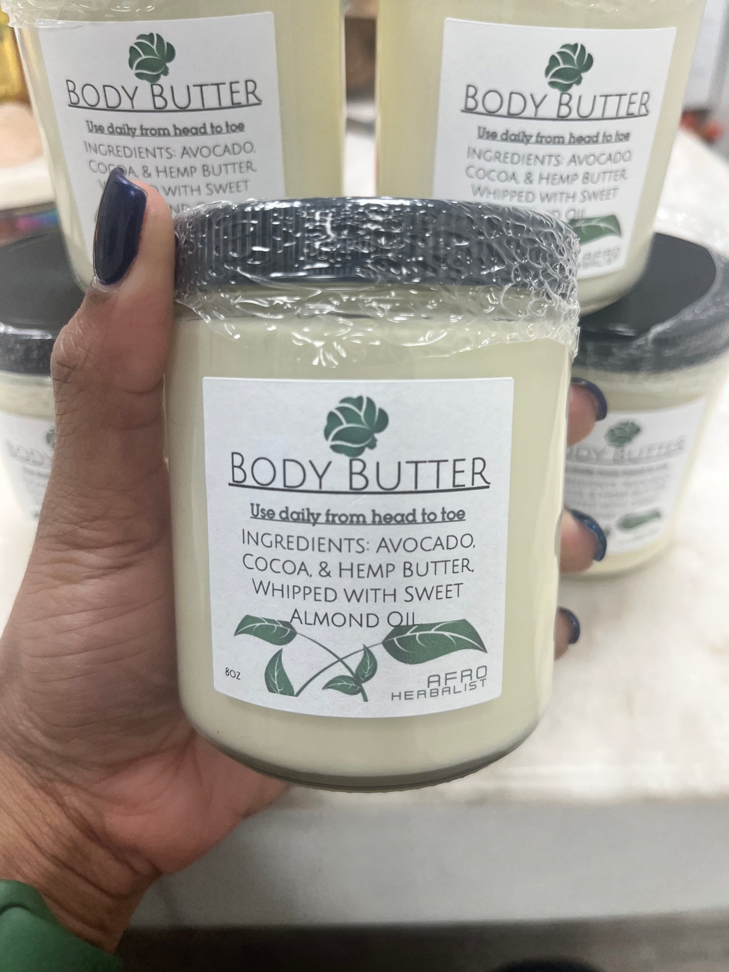 Whipped Body BUTTER | 🪧Unscented Health & Beauty AHerbalist space 8oz  